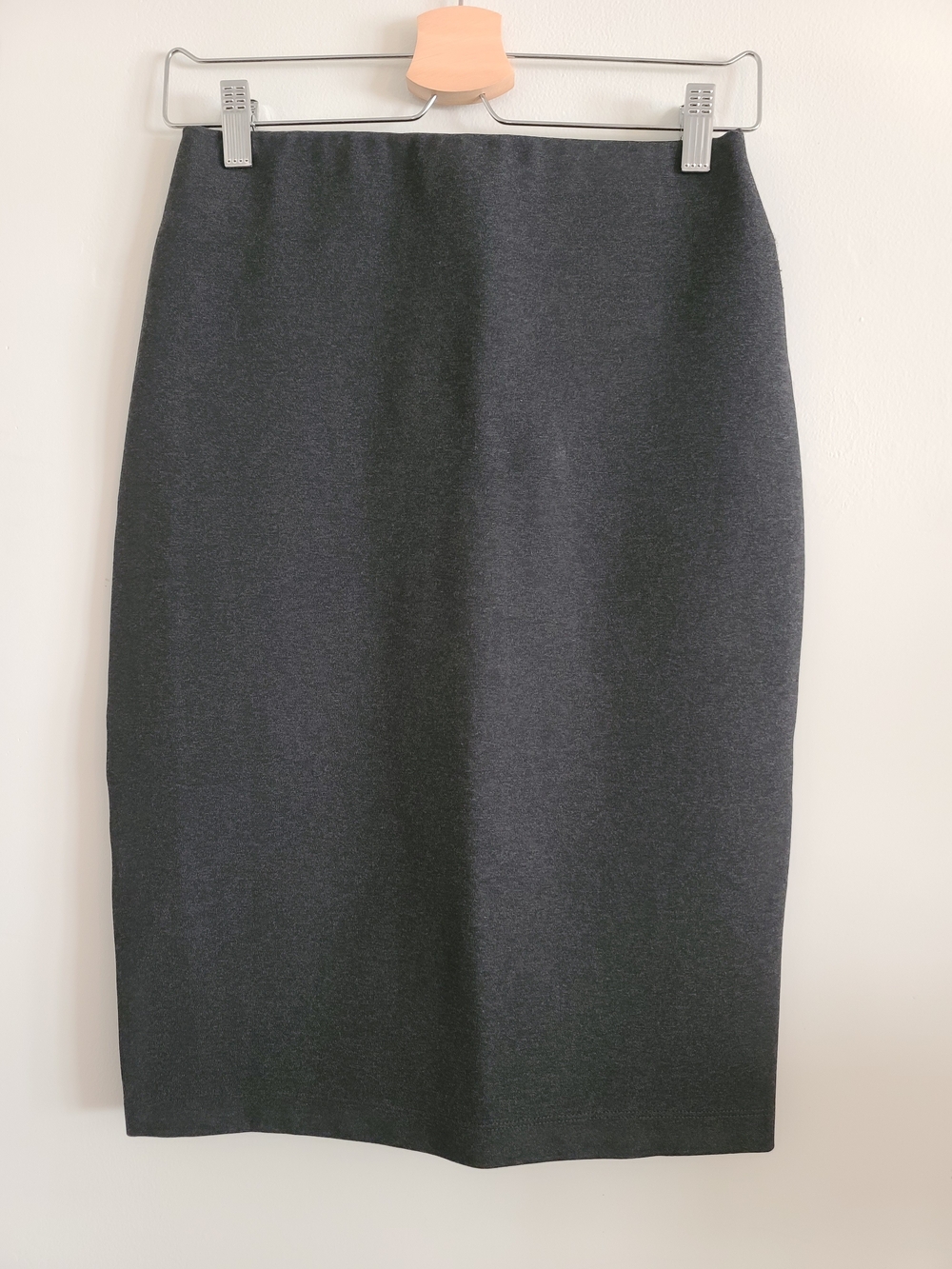 NEW Joe Fresh Black High-Density Stretch Ponte Knit Bodycon Pencil Skirt - S